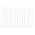 vidaXL Fence Panel Woerden Powder-coated Steel 1.7x1.17 m White