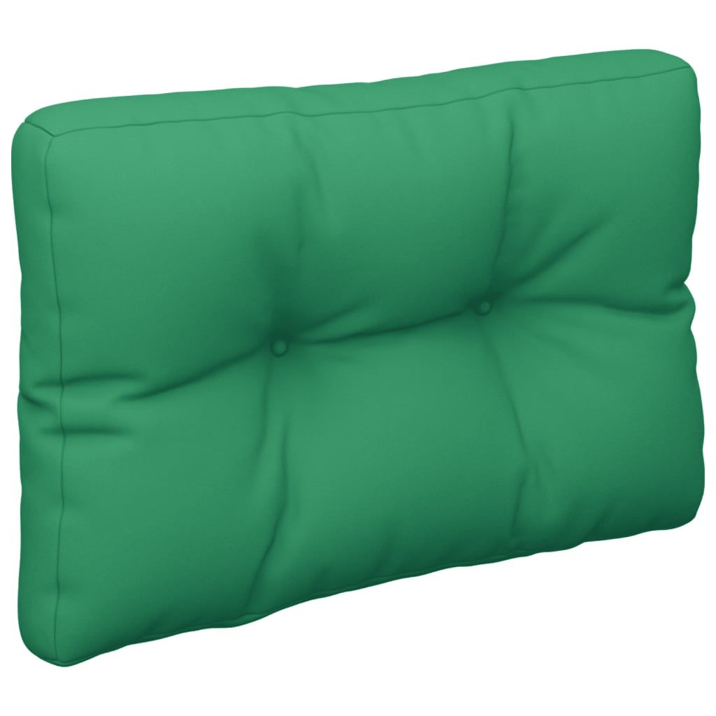 vidaXL Pallet Cushion Green 23.6"x15.7"x4.7" Fabric
