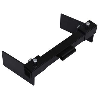 vidaXL Snow Plow Adapter for Lawn Mower Black