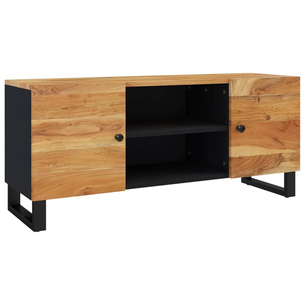 vidaXL TV Stand 41.3"x13"x18.1" Solid Wood Acacia