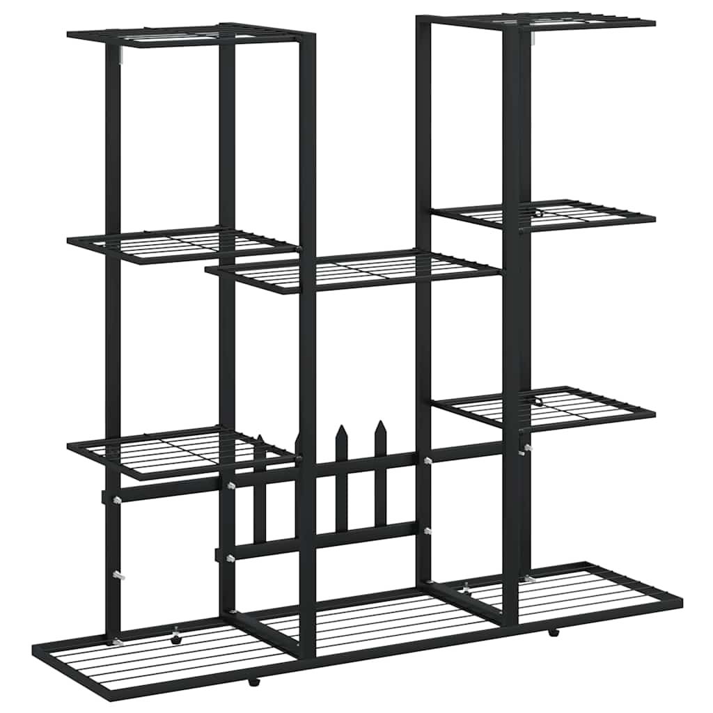 vidaXL Flower Stand 37.2"x9.8"x35" Black Iron