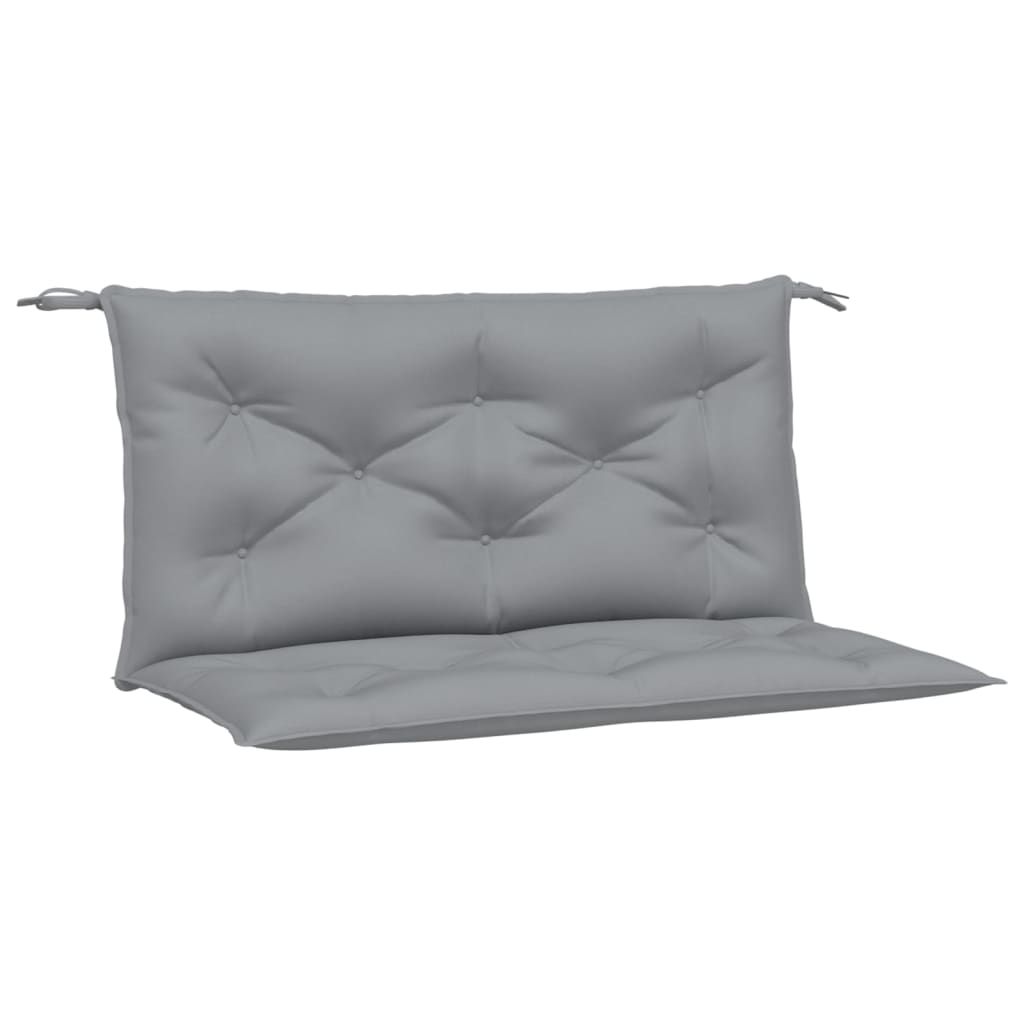 vidaXL Garden Bench Cushions 2pcs Gray 39.4"x19.7"x2.8" Oxford Fabric