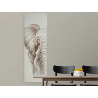 Ručně malovaný obraz Slon 40x120 cm