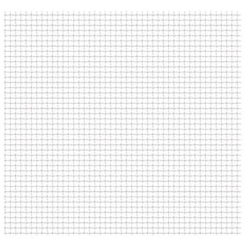 vidaXL Crimped Garden Wire Fence Stainless Steel 19.7"x19.7" 1.2"x1.2"x0.1"
