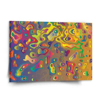 Sablio Obraz Barevné skvrny - 150x110 cm
