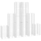vidaXL 6 Piece Gabion Set Galvanized Wire