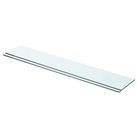 vidaXL Shelves 2 pcs Panel Glass Clear 70x12 cm