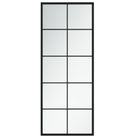 vidaXL Wall Mirror Black 39.4"x15.7" Metal