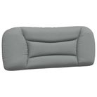 vidaXL Headboard Cushion "Hvar" Light Gray 39.4" Fabric