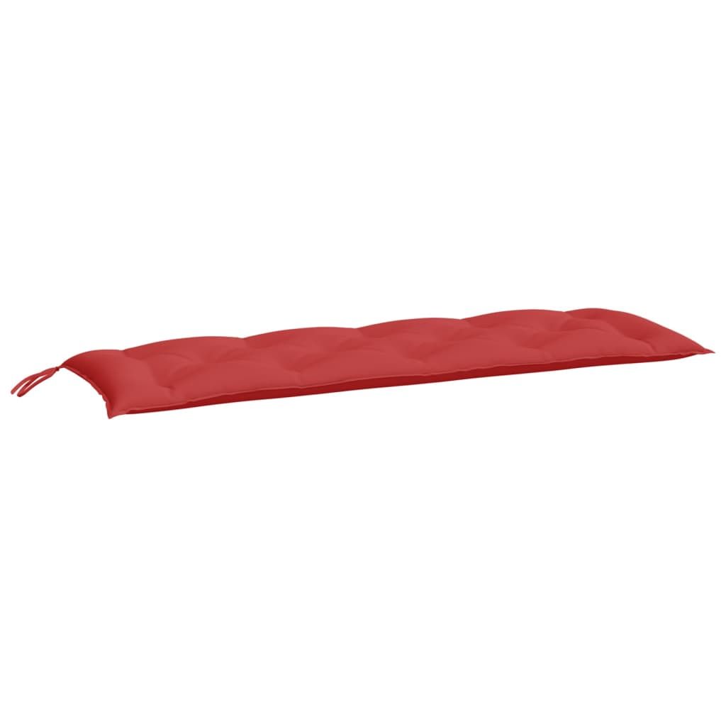 vidaXL Garden Bench Cushion Red 150x50x7 cm Oxford Fabric
