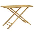 vidaXL Folding Patio Table 43.3"x21.7"x29.5" Bamboo
