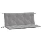 vidaXL Garden Bench Cushions 2pcs Gray 47.2"x19.7"x2.8" Oxford Fabric