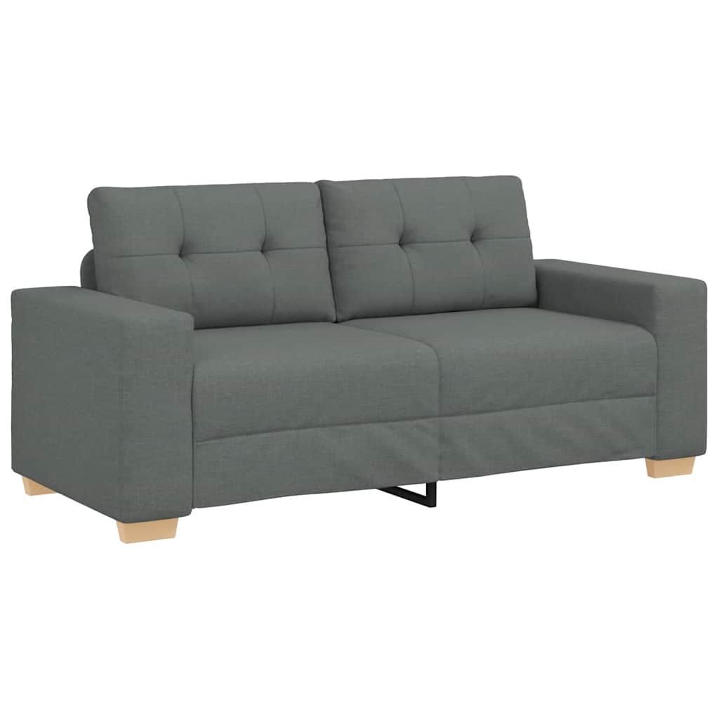 vidaXL Loveseat Sofa Dark Gray 70.9"x30.3"x32.3" Fabric