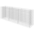 vidaXL Gabion Raised Bed Galvanized Steel 106.3"x19.7"x39.4"