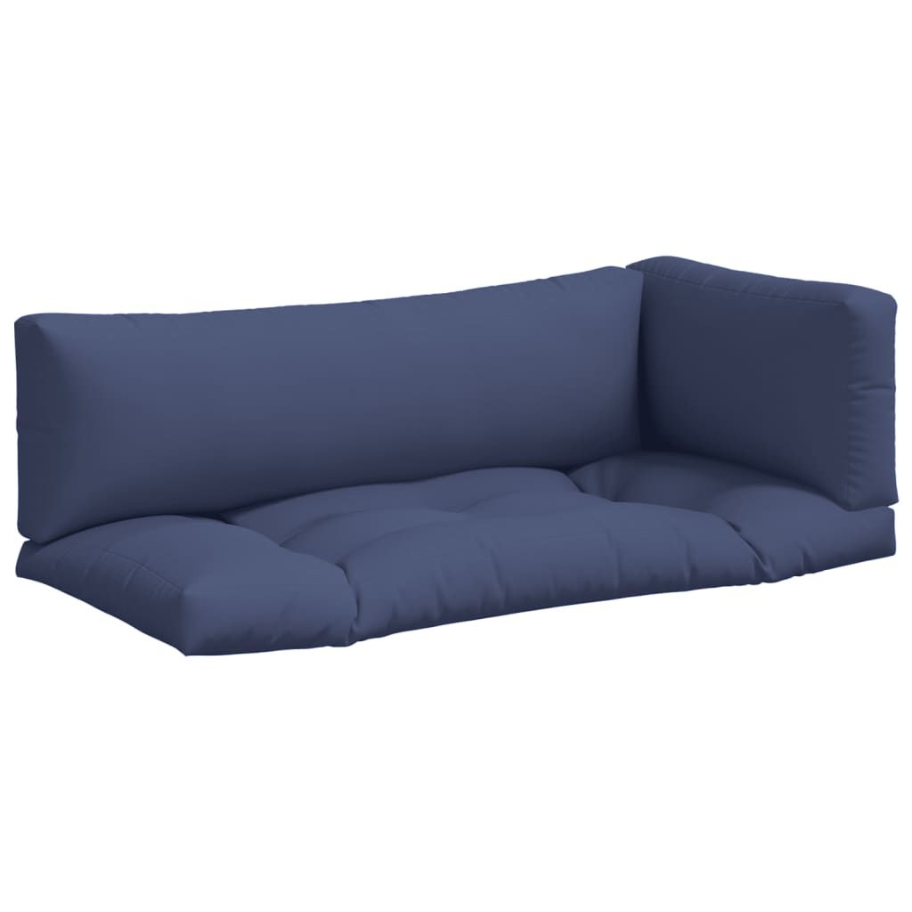 vidaXL Pallet Cushions 3 pcs Navy Blue Oxford Fabric
