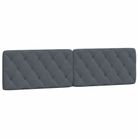 vidaXL Headboard Cushion Dark Gray 76" Velvet