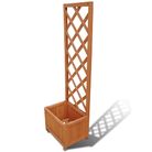 vidaXL Trellis Planter 1' 4" x 11.8" x 4' 5"