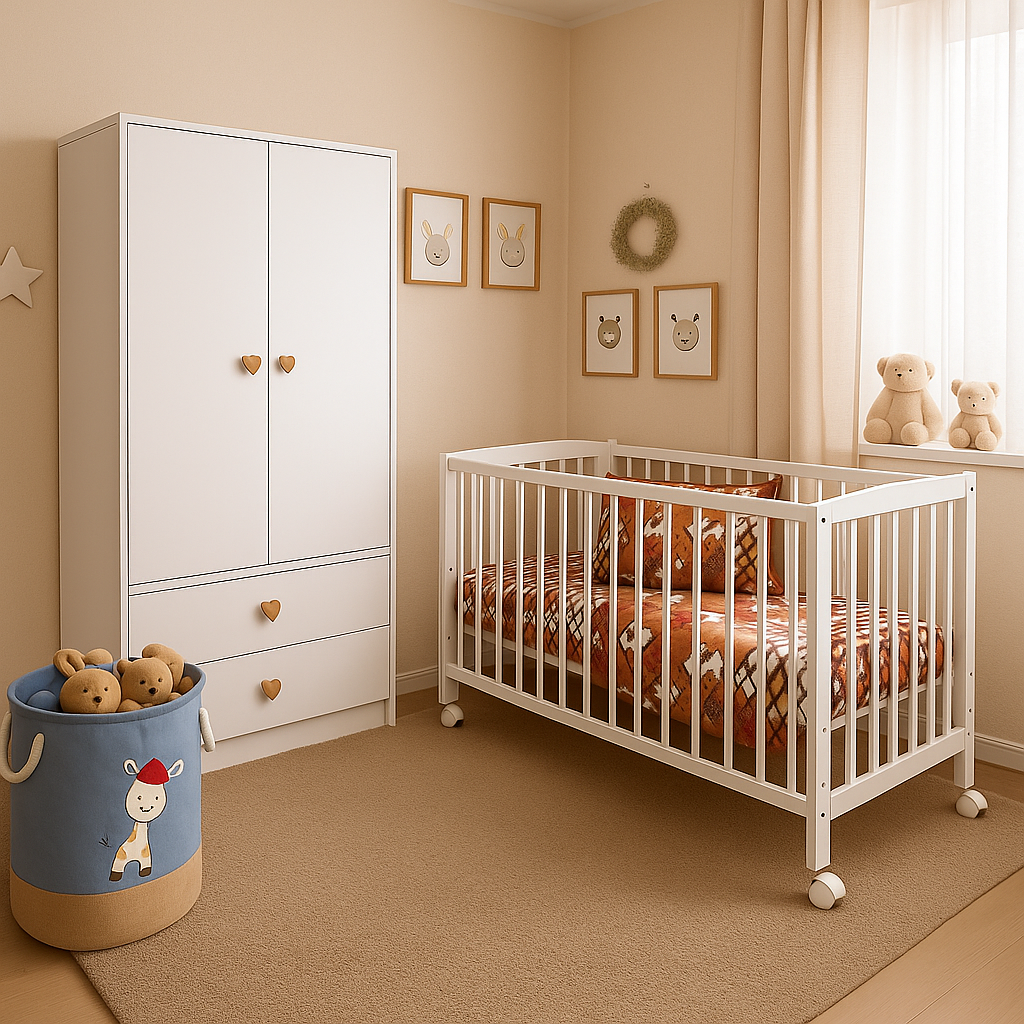 Modern children's room for babies