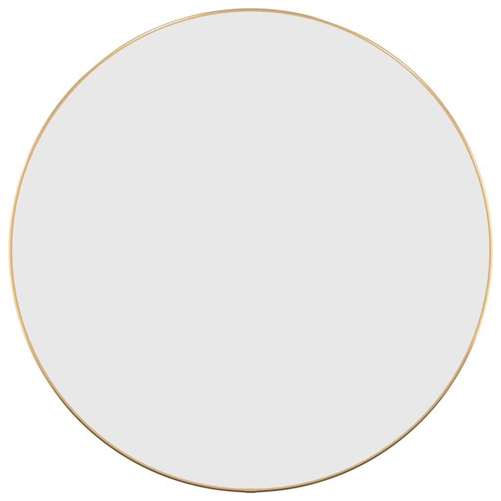 vidaXL Wall Mirror Gold Ã 23.6" Round