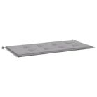vidaXL Garden Bench Cushion Gray 39.4"x19.7"x1.6" Oxford Fabric