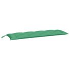 vidaXL Garden Bench Cushion Green 150x50x7 cm Oxford Fabric