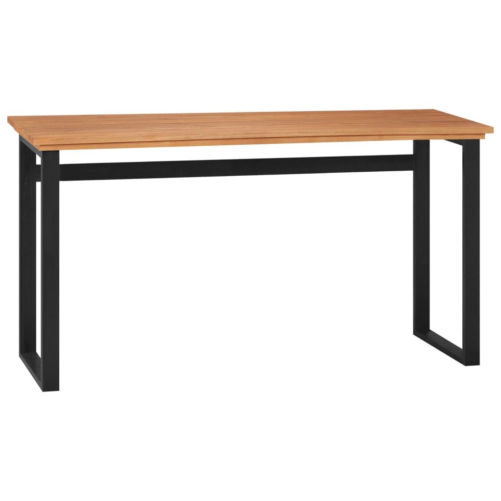vidaXL Desk 47.2"x17.7"x29.5" Solid Wood Teak