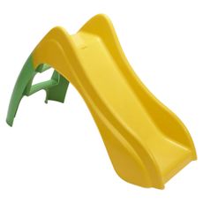 KONDELA Tuklo children's garden slide green / yellow