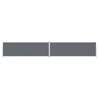 vidaXL Retractable Side Awning Anthracite 78.7"x472.4"