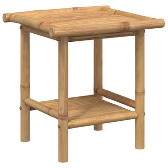 vidaXL Coffee Table 17.7"x17.7"x17.7" Bamboo