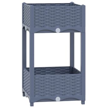 vidaXL Raised Bed 40x40x71 cm Polypropylene