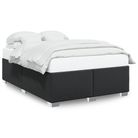 vidaXL Bed Frame without Mattress BlackÂ Queen Faux Leather