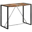 vidaXL Bar Table 55.1"x27.6"x43.3" Solid Wood Reclaimed