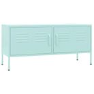 vidaXL TV Cabinet Mint 105x35x50 cm Steel