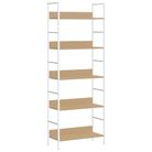 vidaXL 5-Layer Book Shelf Oak 60x27.6x158.5 cm Engineered Wood