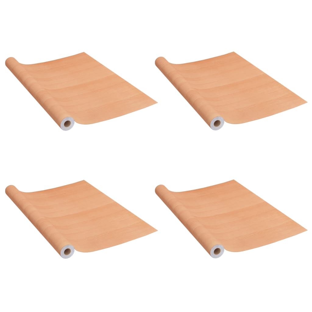 vidaXL Self-adhesive Furniture Films 2 pcs Japanese Oak 196.9"x35.4" PVC