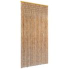 vidaXL Insect Door Curtain Bamboo 35.4"x86.6"