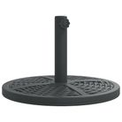 vidaXL Parasol Base for Ã1.5"/1.9" Poles 26.5 lb Round