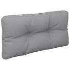 vidaXL Pallet Cushion Gray 27.6"x15.7"x4.7" Fabric