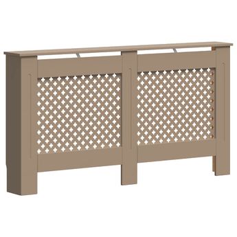 vidaXL Radiator Cover 59.8"x7.5"x32.1" MDF