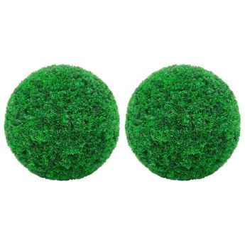 vidaXL Artificial Boxwood Balls 2 pcs 13.8"