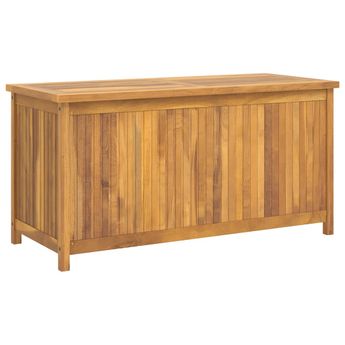 vidaXL Patio Box 44.9"x19.7"x22.8" Solid Wood Teak