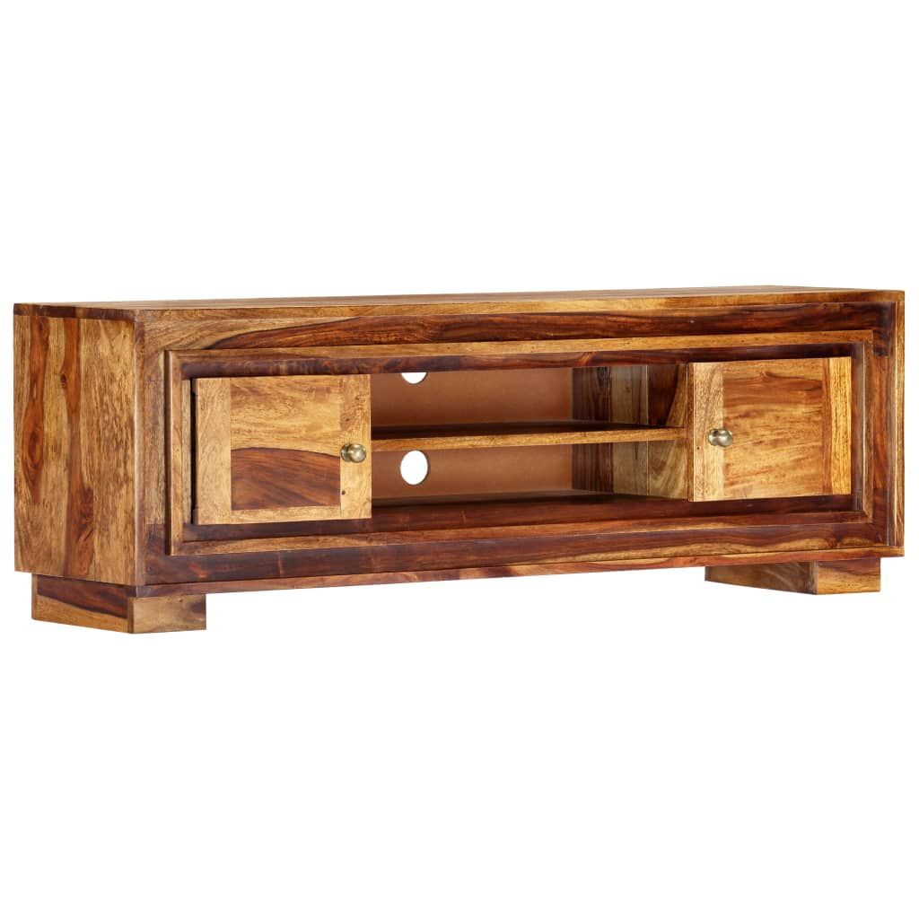 vidaXL TV Stand 46.5"x11.8"x15.7" Solid Wood Acacia