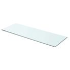 vidaXL Shelf Panel Glass Clear 70x25 cm
