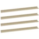 vidaXL Wall Shelves 4 pcs Sonoma Oak 100x9x3 cm