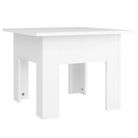 vidaXL Coffee Table White 55x55x42 cm Engineered Wood