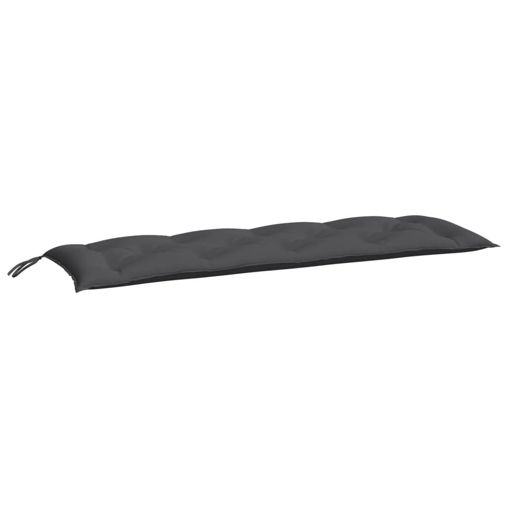 vidaXL Garden Bench Cushion Anthracite 59.1"x19.7"x2.8" Oxford Fabric