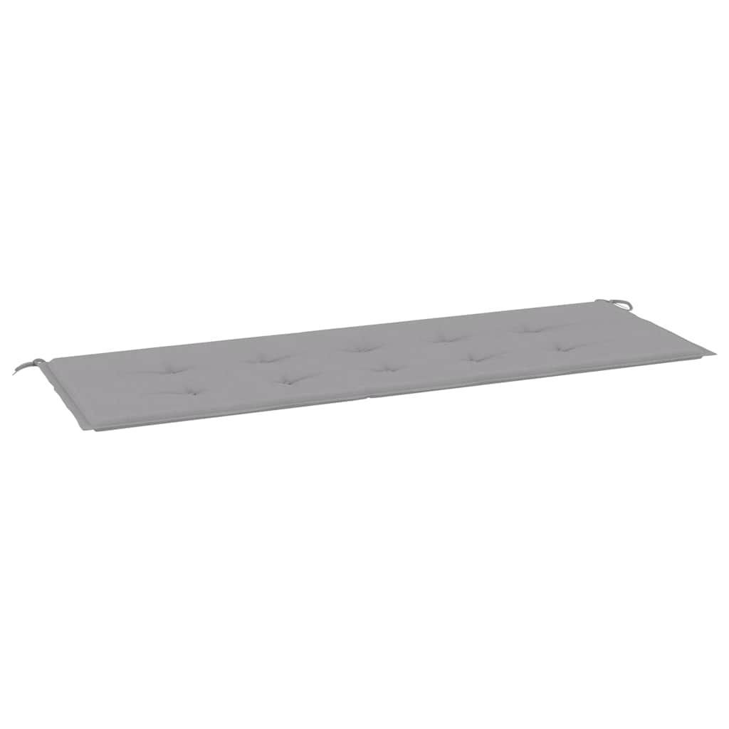 vidaXL Garden Bench Cushion Grey 150x50x4 cm Oxford Fabric