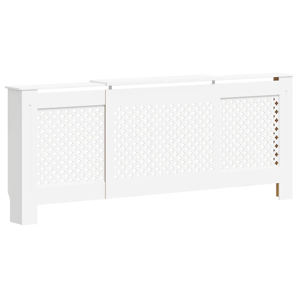 vidaXL MDF Radiator Cover White 80.7"