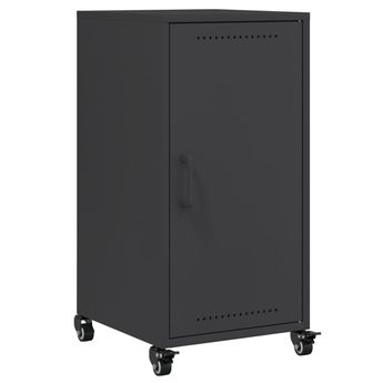 vidaXL Sideboard Black 36x39x72 cm Steel