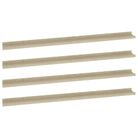 vidaXL Wall Shelves 4 pcs Sonoma Oak 115x9x3 cm